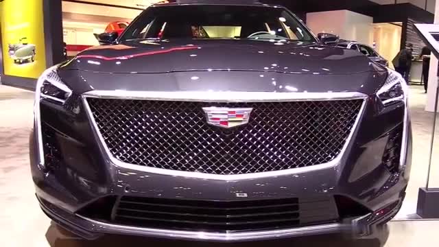 车展实拍全新凯迪拉克CT6 V细节，你觉得这台车怎么样