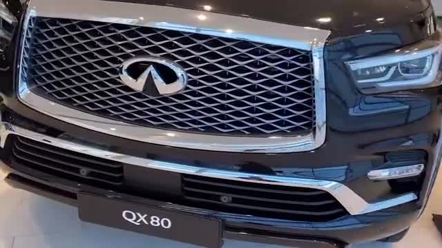 预定的2021款英菲尼迪QX80顶配版到店，2+3+3布局，颜值真高！