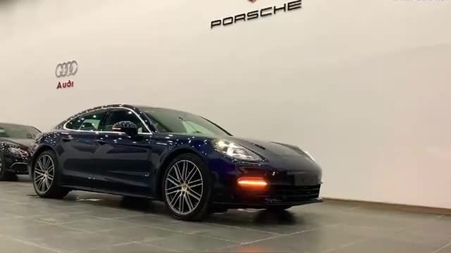 高清实拍2019款保时捷Panamera，车门打开那刻，才是心动的开始