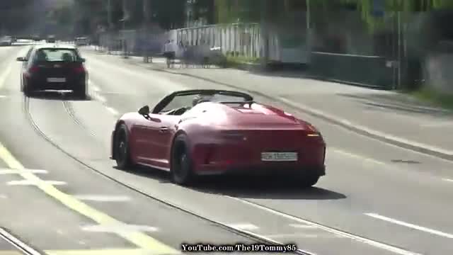 保时捷991SPEEDSTER尾翼细节实拍