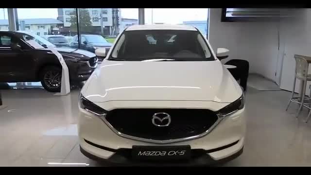 实拍欣赏白色马自达CX-5，美到窒息
