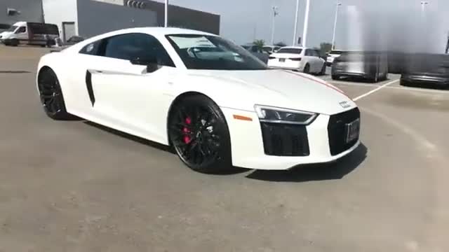 奥迪R8实拍展示，动感霸气又矮又宽