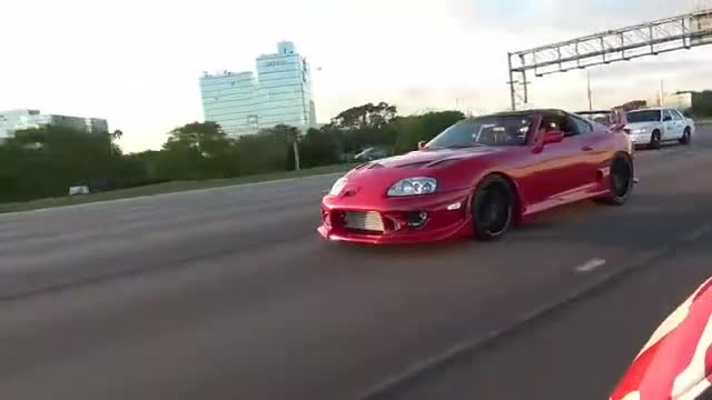 海外实拍超跑跟疯狂加速马力全