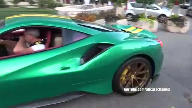 国外街头实拍超跑展示更低的风