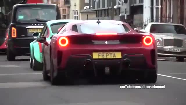 海外媒体实拍豪华超跑展示时尚