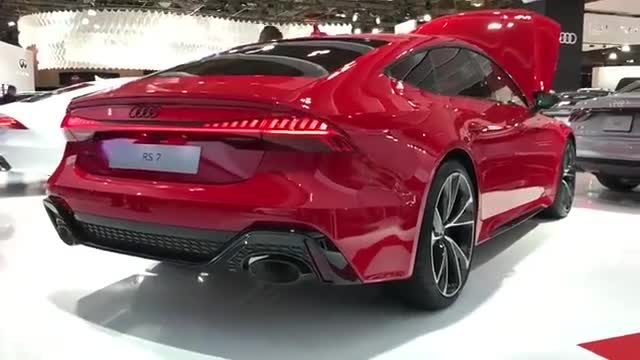 发动机实拍展示，2020款奥迪RS7Sp