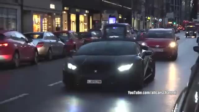 街头实拍马力全开的超跑，你都认