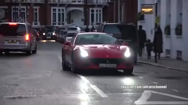 实拍性能跑车海外疯狂加速不错