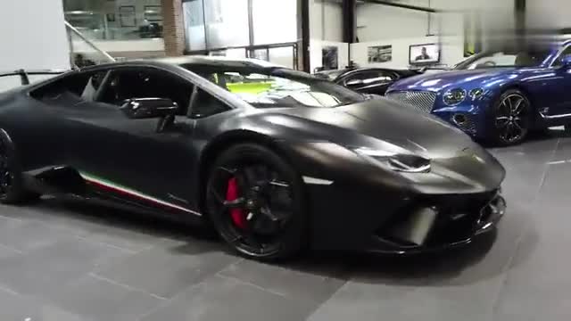 帅气野蛮小牛，实拍兰博基尼HuracanPerformante
