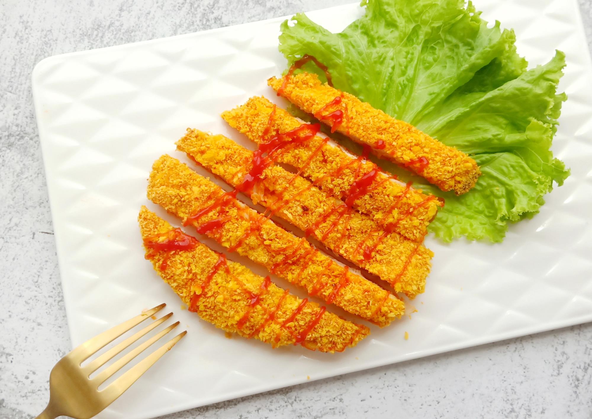 烤鸡排不用买着吃,自己在家做,安全健康,酥脆可口,美味多汁