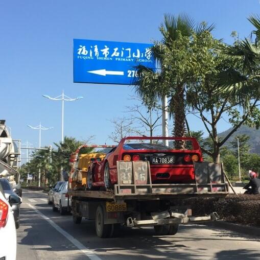 福建福清实拍国内唯一一部法拉利F40，这才是真正的神车！