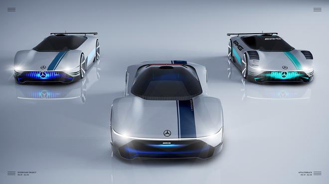 梅赛德斯-AMG纯电动高性能车效果图曝光！