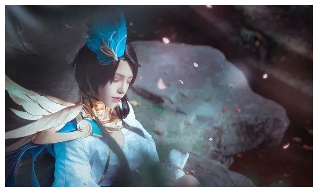王者荣耀虞姬云霓雀翎cos正片同恩