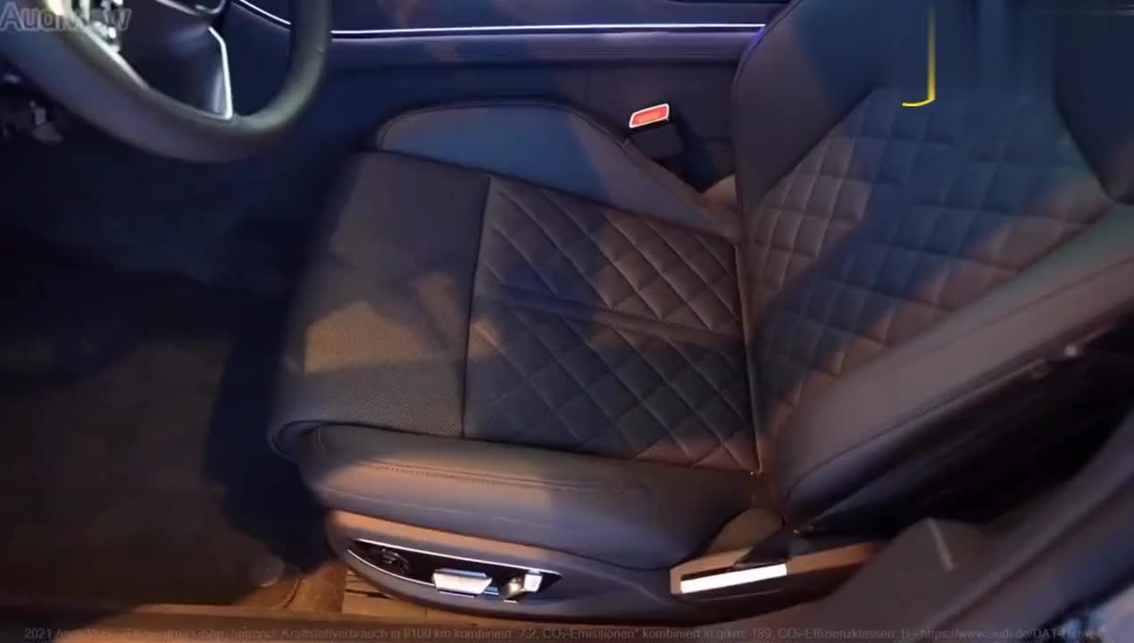 2021款奥迪A8内饰实拍