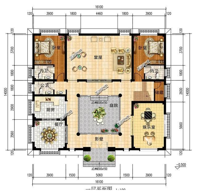 古典中式别墅精选5款,建一栋家族代代兴旺,四世同堂