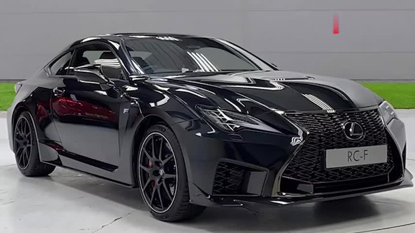 雷克萨斯RCF特别版实拍曝光搭5.0LV8引擎，配黑色涂装霸气十足