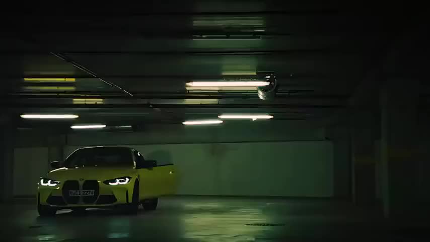 新车展示实拍2021年宝马M4竞赛版外观和内饰细节