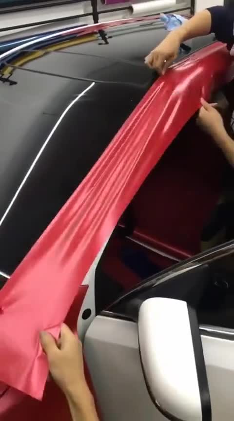 车身养护车漆养护车衣施工中