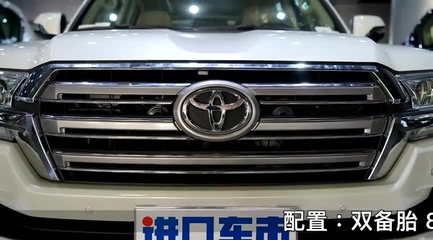 实拍丰田酷路泽4000外观大气稳重内饰设计简约布局