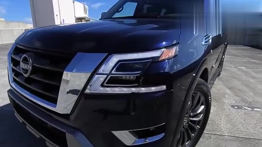 2021款日产途乐全方位实拍，颜值高空间大，买不买自己看着办