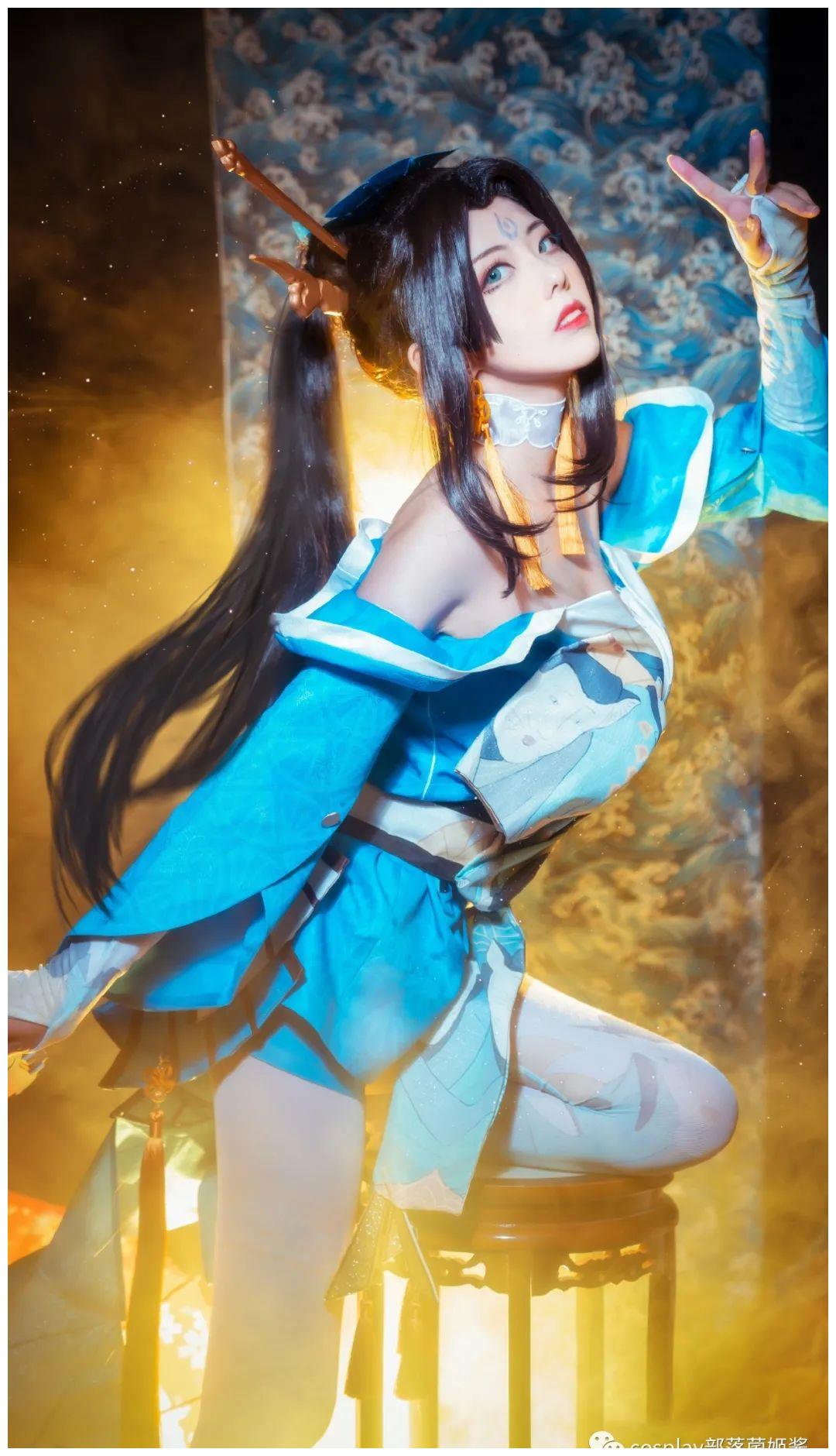 cos:王者荣耀不知火舞魅语cos正片@nino家的橘子