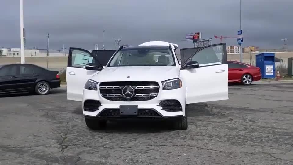 2021款奔驰GLS580到货实拍，看到三排空间那刻，还想宝马X7吗