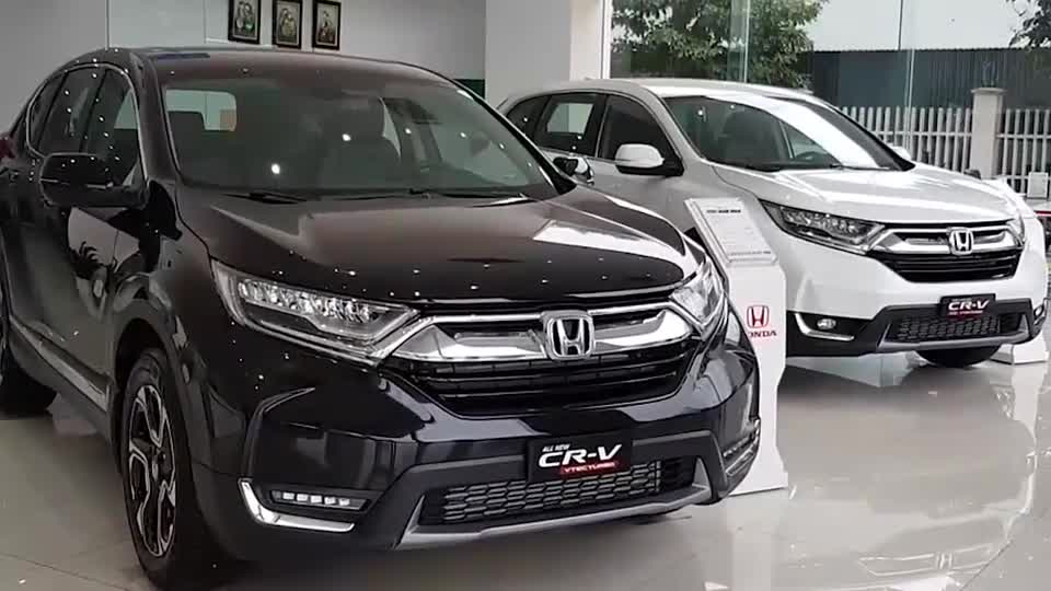 2020款本田CRV七座版实拍，打开后备箱放倒第三排座椅，我心动了