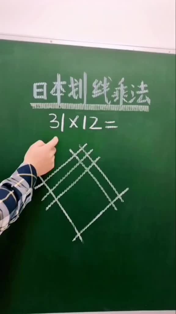 乘法计算日本划线乘法