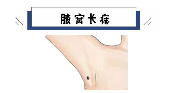 正文       腋窝在相学中长有吉痣,被称之为"金匮痣",代表的是一个人