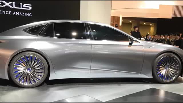 LexusLS+概念车展示视频，造型非常优雅！