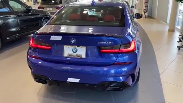 2020款宝马M340i到店实拍，这颜值和内饰，简直不要太心动