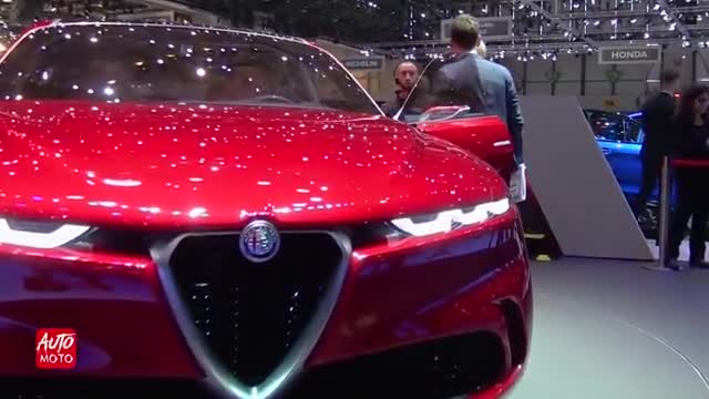 全新阿尔法罗密欧亮相海外车展，家族式前脸让他辨识度很高