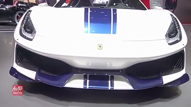 全新法拉利488豪华跑车亮相海外车展，这车也太帅了