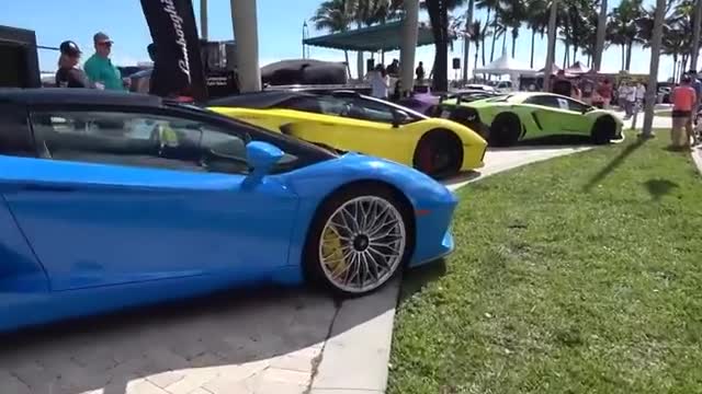 带你走进海外豪车展，很多车你平时都见不到