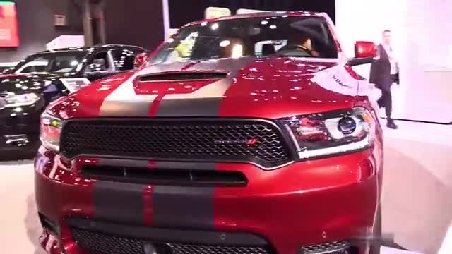 车展实拍全新道奇杜兰戈RT豪华SUV细节，内部空间超大