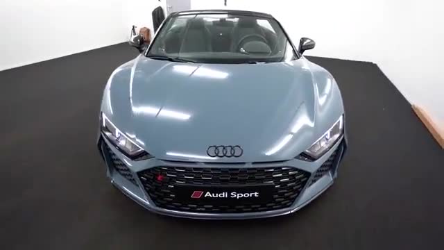 奥迪R8超详细实拍，拳头大的排气管可真不是拿来装饰用的！