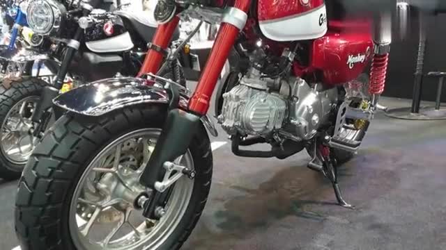 实拍本田新款猴子125，这才是标杆级迷你车！