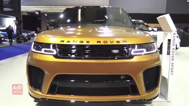 车展实拍全新路虎揽胜运动版豪华SUV，有多少土豪喜欢这台车？