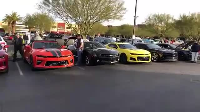 海外跑车实拍欣赏，雪佛兰肌肉车