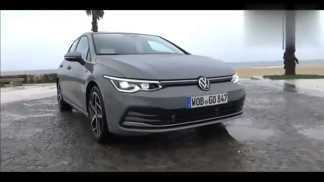 实车实拍第八代大众高尔夫，看着