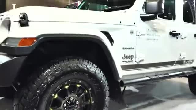造型凶悍的jeepwranglerunlimited车展