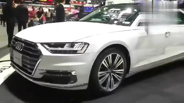 全新奥迪A8L55TFSI亮相，坐进内饰感