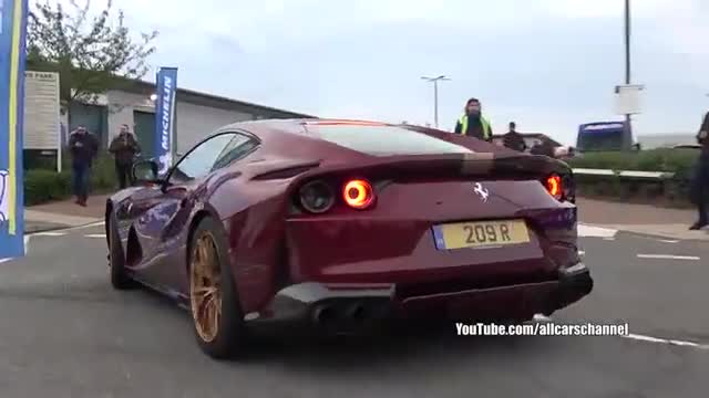 街头实录跑车展示，拥有流畅的车