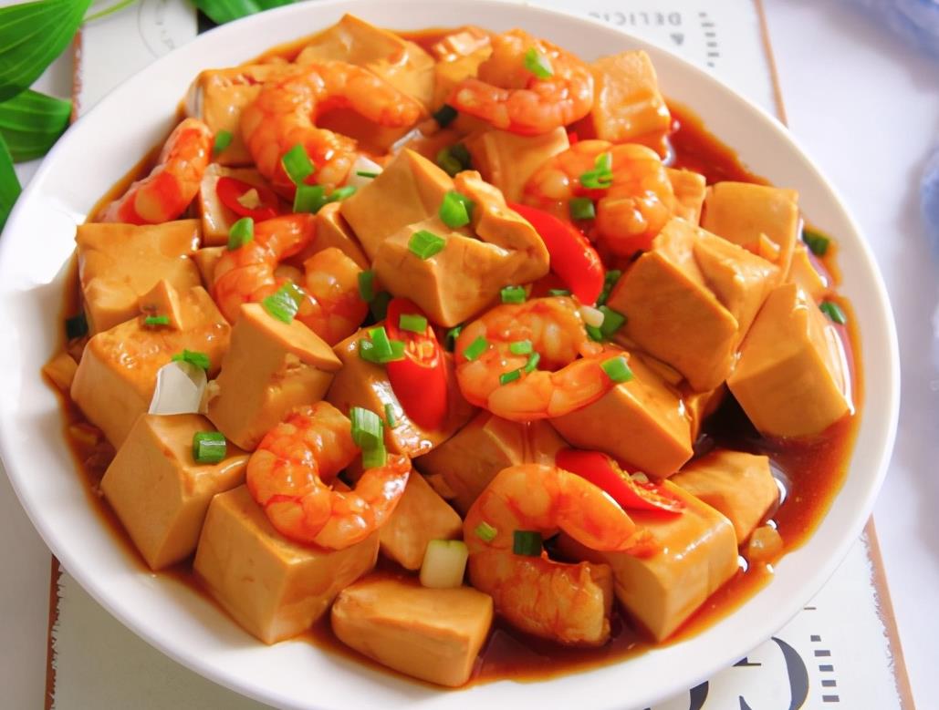 豆腐炒虾仁