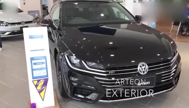 黑色大众Arteon日本到店实拍