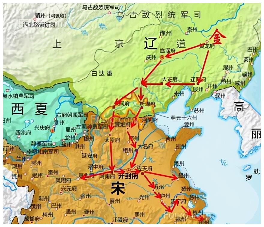 金国大军灭掉辽国两年后又灭亡北宋南宋为何却能力抗百年