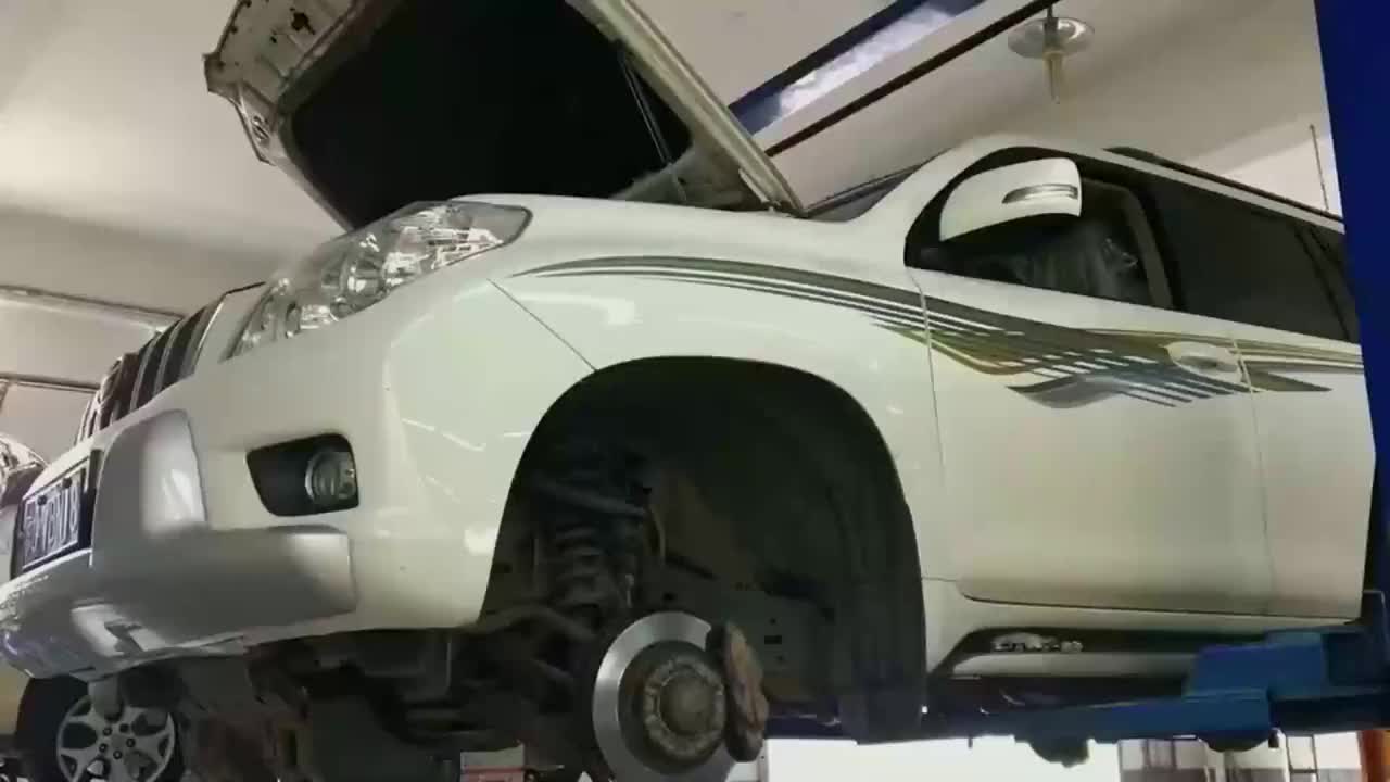 9年27万公里的普拉多40底盘是什么样子带你一探究竟