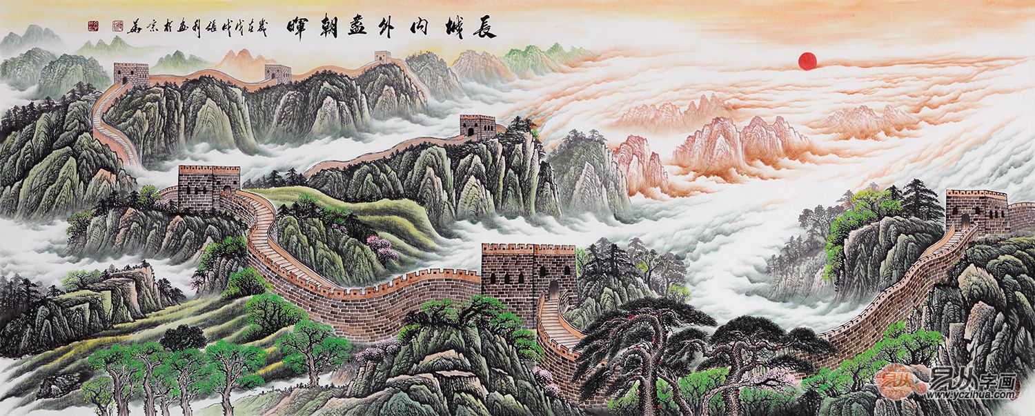 朋友公司开业送什么好 首选国画山水画