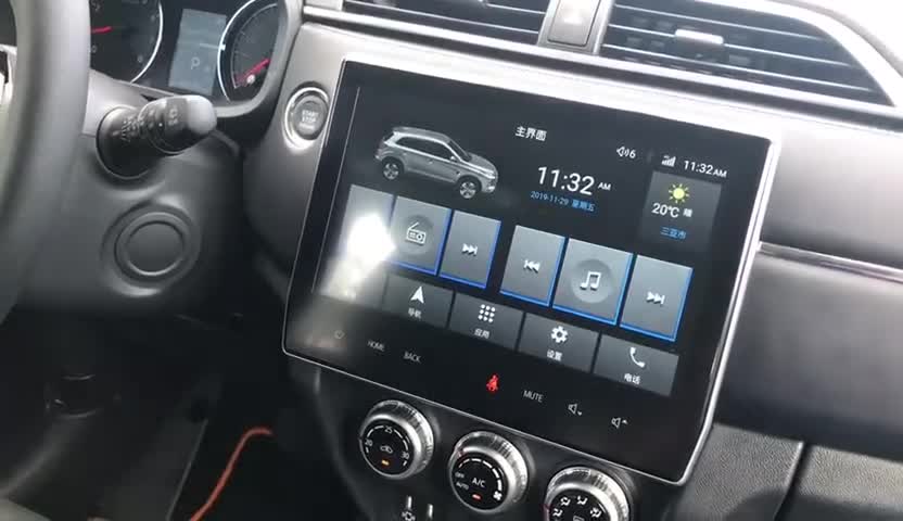 新车抢鲜看：广汽三菱劲炫ASX中控屏，首辆搭载智能交互系统