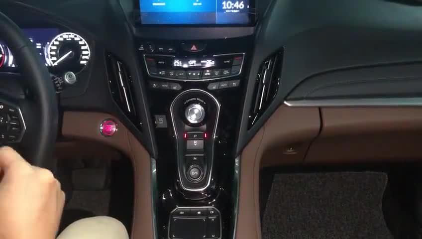 实拍：讴歌RDX新鲜的档把区域设定，不同需求可选择不同模式